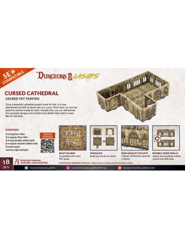 Dungeons & Lasers Expansion Set: CURSED CATHEDRAL 