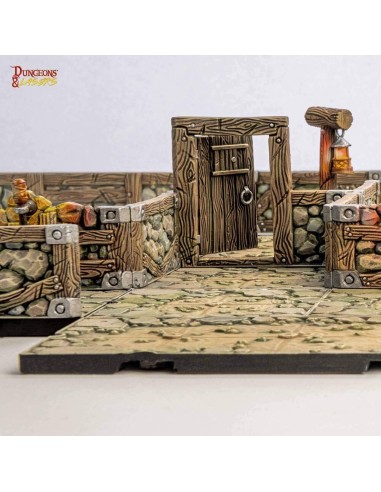 Dungeons & Lasers Dwarven Mine Half-Height Walls 