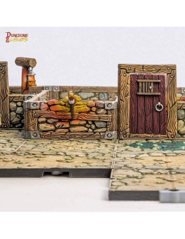 Dungeons & Lasers Dwarven Mine Half-Height Walls 