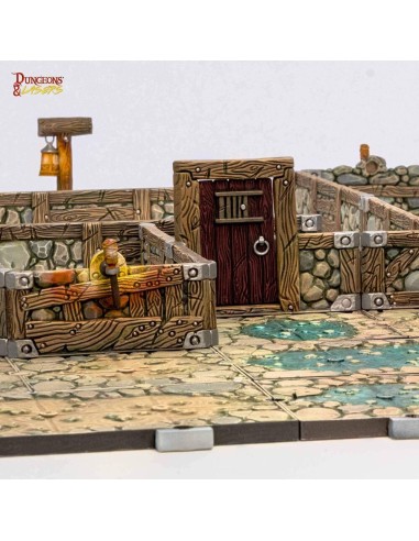Dungeons & Lasers Dwarven Mine Half-Height Walls 