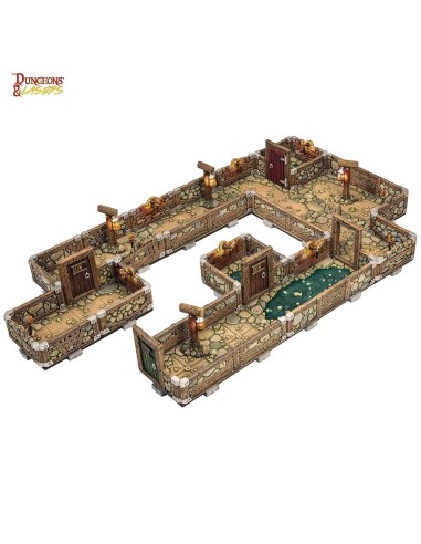 Dungeons & Lasers Dwarven Mine Half-Height Walls 