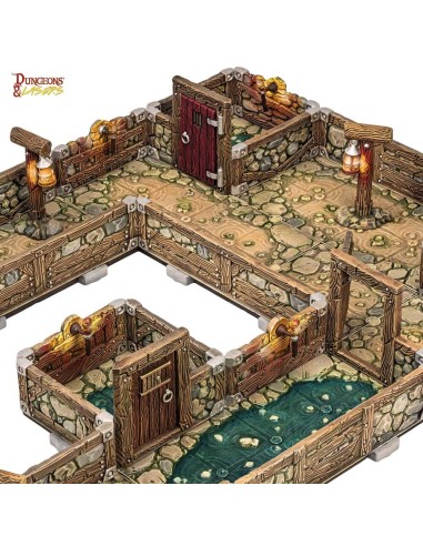 Dungeons & Lasers Dwarven Mine Half-Height Walls 