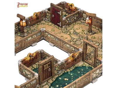 Dungeons & Lasers Dwarven Mine Half-Height Walls 