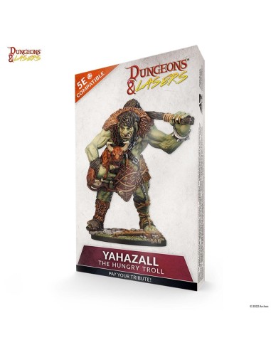 Dungeons & Lasers Miniatures: YAHAZZAL THE HUNGRY TROLL 