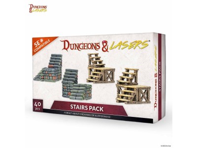 Dungeons & Lasers Expansion Set: STAIRS PACK 