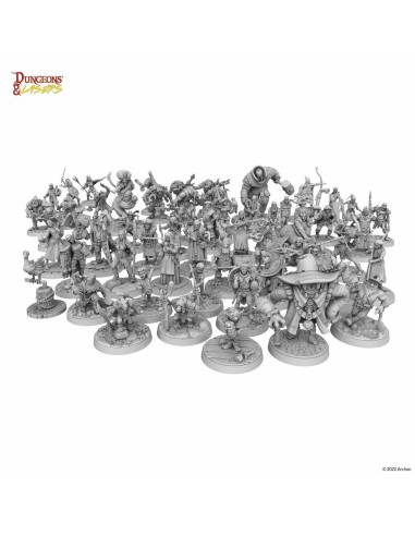Dungeons & Lasers Miniatures: NPC MINIATURE PACK 