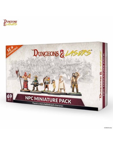 Dungeons & Lasers Miniatures: NPC MINIATURE PACK 