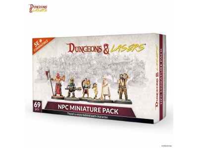 Dungeons & Lasers Miniatures: NPC MINIATURE PACK 