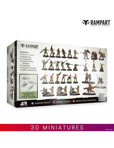 Modular Terrain: CITY DEFENDERS MINIATURE PACK 