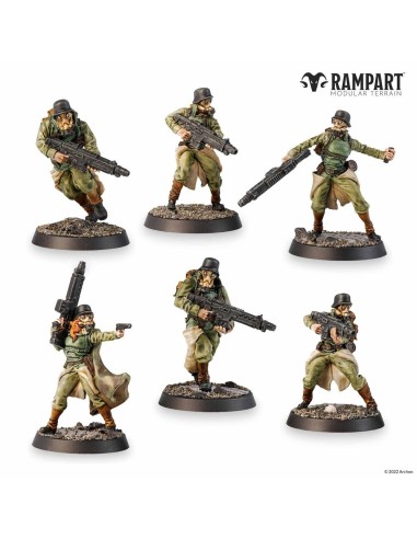 Modular Terrain: CITY DEFENDERS MINIATURE PACK 
