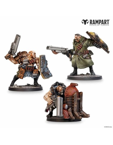 Modular Terrain: CITY DEFENDERS MINIATURE PACK 