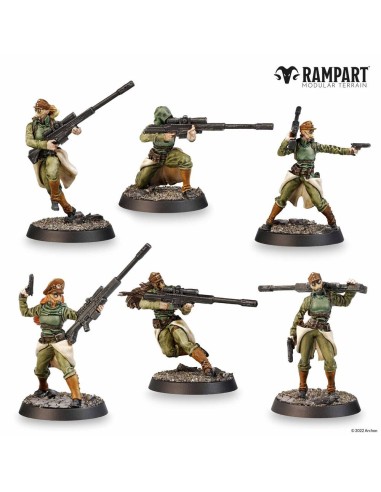 Modular Terrain: CITY DEFENDERS MINIATURE PACK 