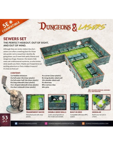 Dungeons & Lasers Starter Set: SEWERS 