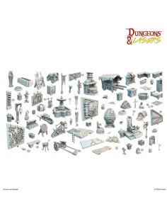 Dungeons & Lasers Expansion Set: CITY BITS BUNDLE  2