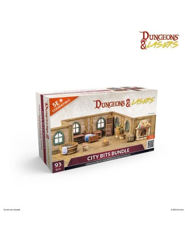 Dungeons & Lasers Expansion Set: CITY BITS BUNDLE 