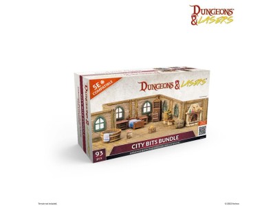 Dungeons & Lasers Expansion Set: CITY BITS BUNDLE 