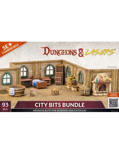 Dungeons & Lasers Expansion Set: CITY BITS BUNDLE 
