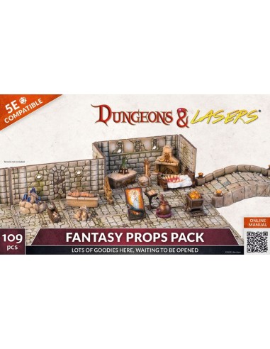 Dungeons & Lasers Expansion Set: FANTASY PROPS PACK 