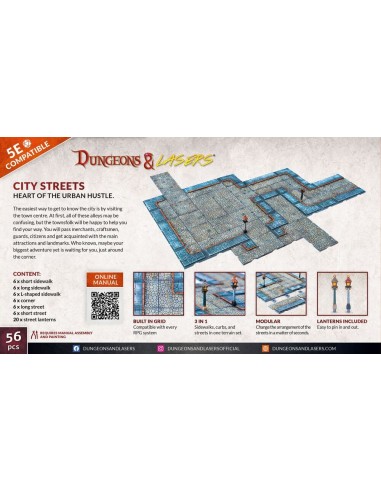 Dungeons & Lasers Expansion Set: CITY STREETS 