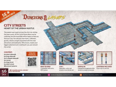 Dungeons & Lasers Expansion Set: CITY STREETS 
