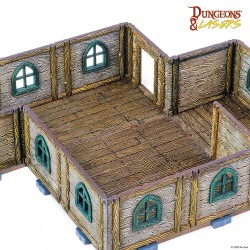 Dungeons & Lasers Expansion Set: WOODEN COTTAGE 