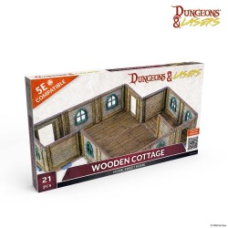 Dungeons & Lasers Expansion Set: WOODEN COTTAGE  2