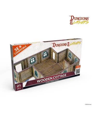 Dungeons & Lasers Expansion Set: WOODEN COTTAGE 