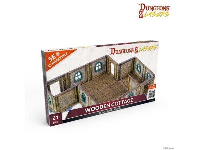 Dungeons & Lasers Expansion Set: WOODEN COTTAGE 