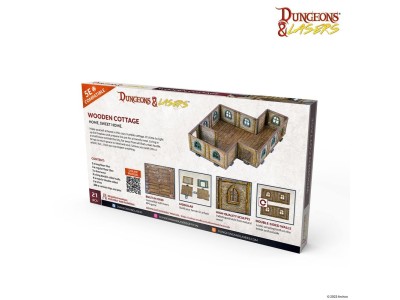 Dungeons & Lasers Expansion Set: WOODEN COTTAGE 