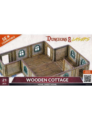 Dungeons & Lasers Expansion Set: WOODEN COTTAGE 