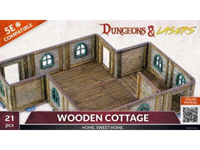 Dungeons & Lasers Expansion Set: WOODEN COTTAGE 