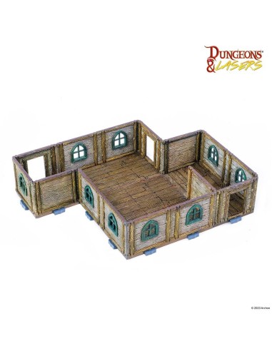 Dungeons & Lasers Expansion Set: WOODEN COTTAGE 