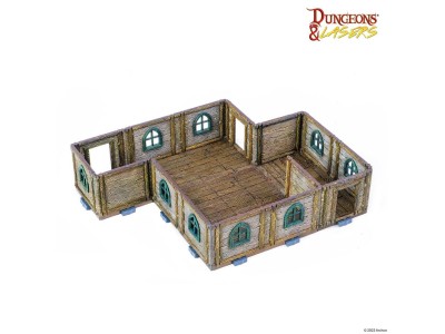 Dungeons & Lasers Expansion Set: WOODEN COTTAGE 