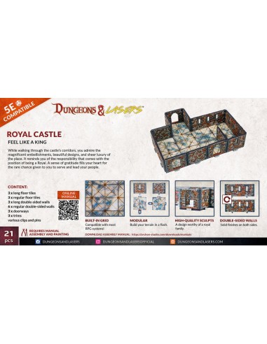 Dungeons & Lasers Expansion Set: ROYAL CASTLE 