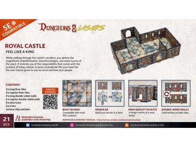 Dungeons & Lasers Expansion Set: ROYAL CASTLE 