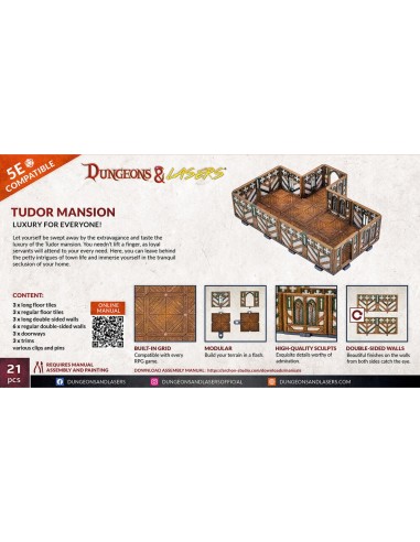 Dungeons & Lasers Expansion Set: TUDOR MANSION 