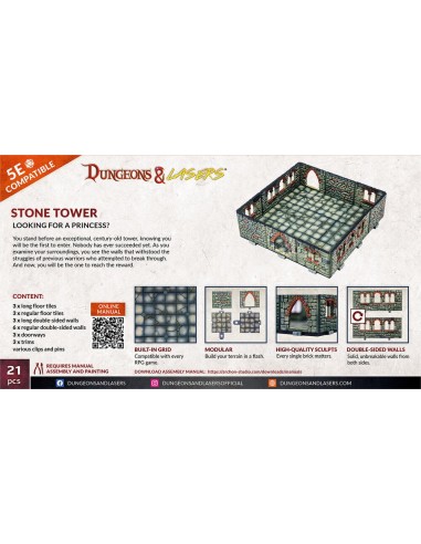 Dungeons & Lasers Expansion Set: STONE TOWER 