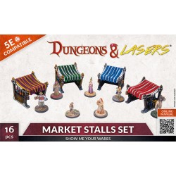 Dungeons & Lasers Expansion Set: MARKET STALLS SET  2