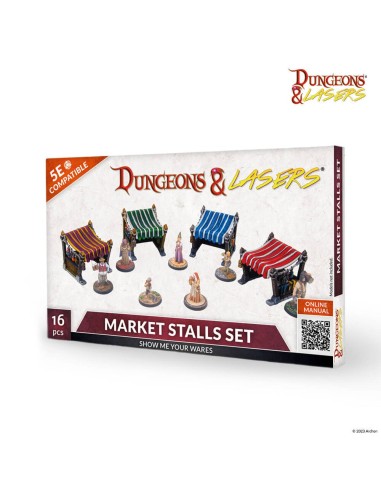 Dungeons & Lasers Expansion Set: MARKET STALLS SET 