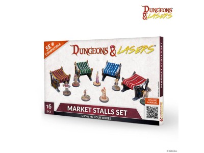 Dungeons & Lasers Expansion Set: MARKET STALLS SET 