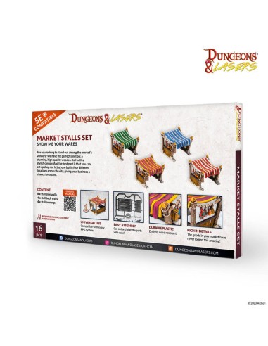 Dungeons & Lasers Expansion Set: MARKET STALLS SET 