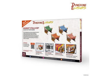 Dungeons & Lasers Expansion Set: MARKET STALLS SET 