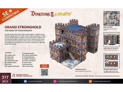 Dungeons & Lasers Starter Set: GRAND STRONGHOLD 