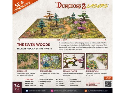 Dungeons & Lasers Starter Set: THE ELVEN WOODS 