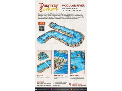 Dungeons & Lasers Expansion Set: MODULAR RIVER 
