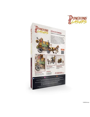 Dungeons & Lasers Miniatures: STAGECOACH 