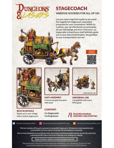 Dungeons & Lasers Miniatures: STAGECOACH 