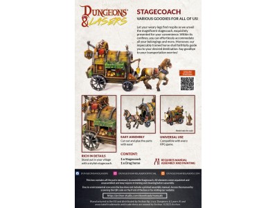 Dungeons & Lasers Miniatures: STAGECOACH 