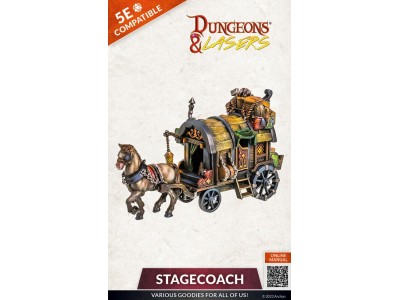 Dungeons & Lasers Miniatures: STAGECOACH 