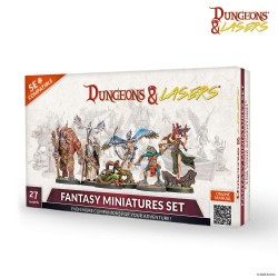 Dungeons & Lasers Miniatures: FANTASY MINIATURES SET  2